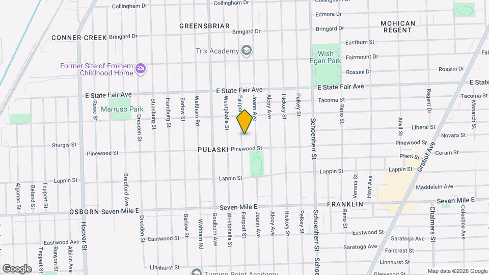19546 Fairport St Map and Location Details