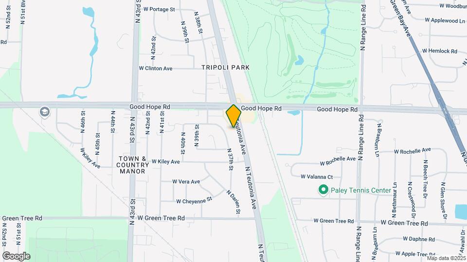 7123 N Teutonia Ave Map and Location Details