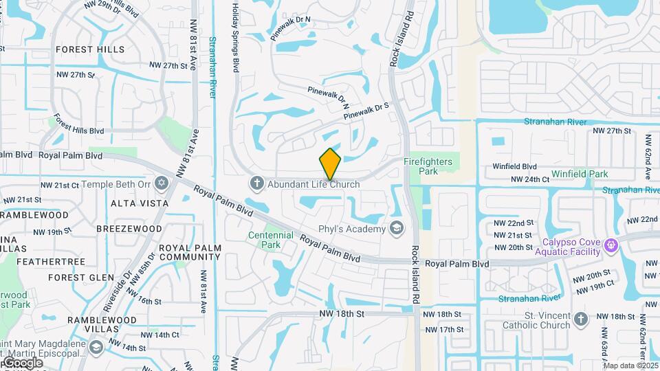 7641 NW 23rd St Map and Location Details