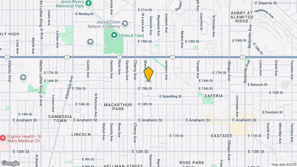 1526 Sherman Pl Mapa y Detalles de la Ubicación