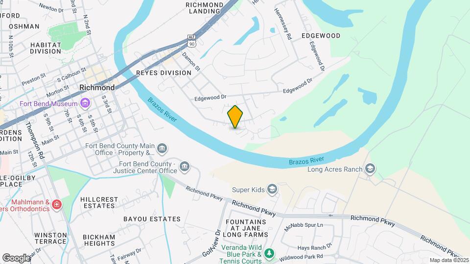 722 Riveredge Dr Mapa y Detalles de la Ubicación