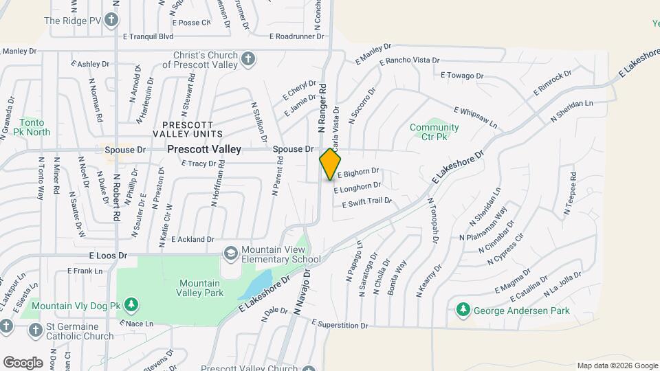 4500 N Carla Vista Dr Map and Location Details