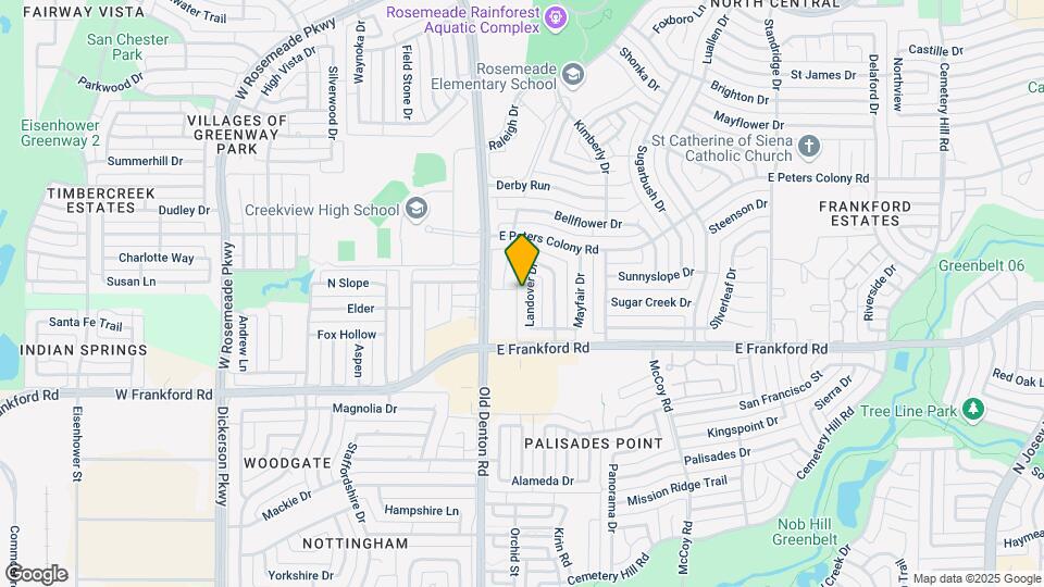3125 Landover Dr Map and Location Details