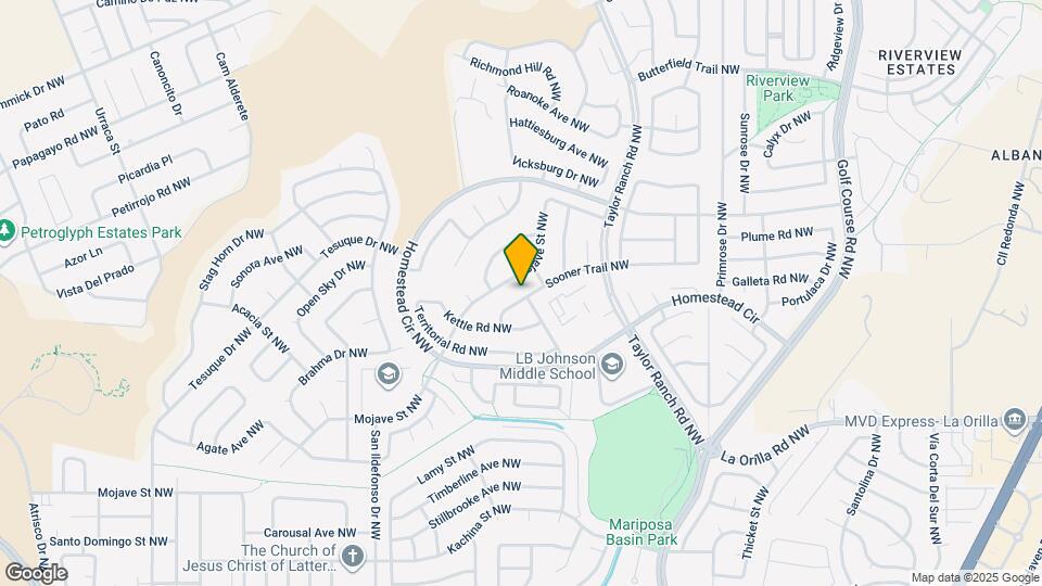 5301 Sooner Trail NW Map and Location Details