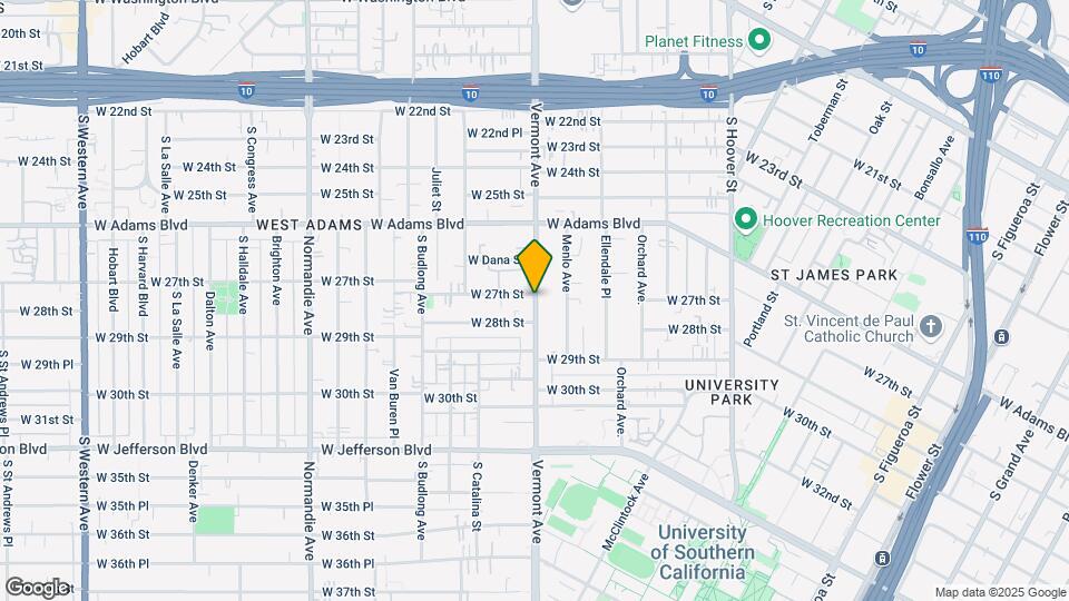 2704 S Vermont Ave Map and Location Details