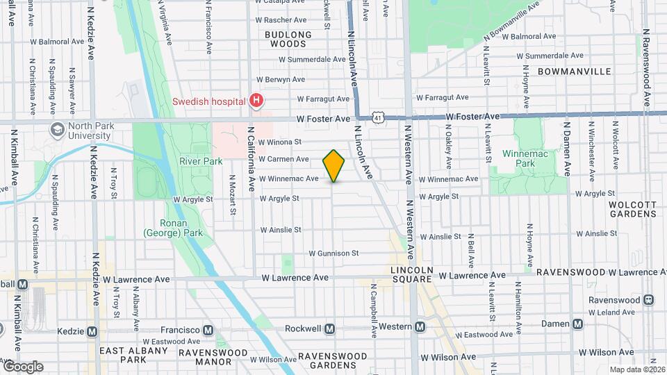 5025 N Rockwell St, Unit 1N Mapa y Detalles de la Ubicación