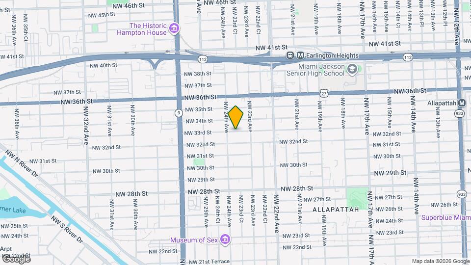 2370 NW 33rd St Mapa y Detalles de la Ubicación