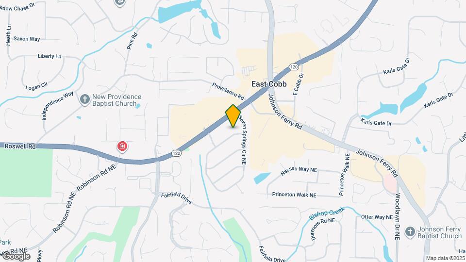 1038 Seven Springs Cir NE Map and Location Details