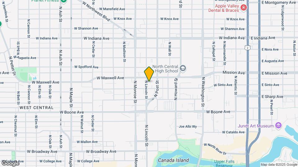 1414-1418 N Lincoln St Mapa y Detalles de la Ubicación