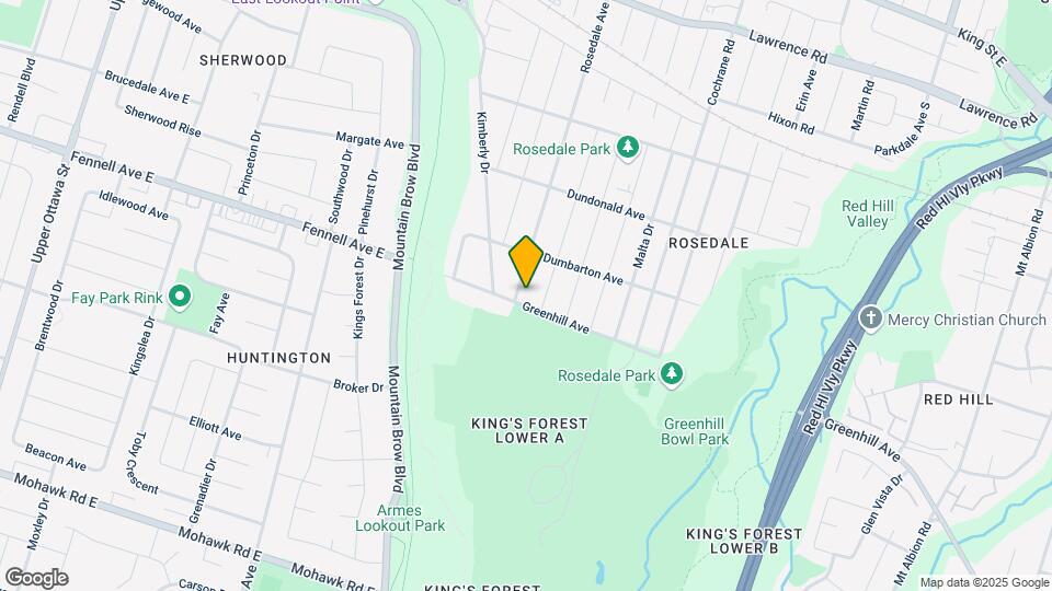 359 Rosedale Ave Map and Location Details