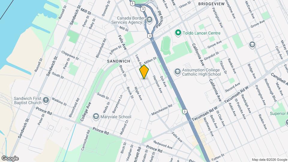 1062 Felix Ave Map and Location Details