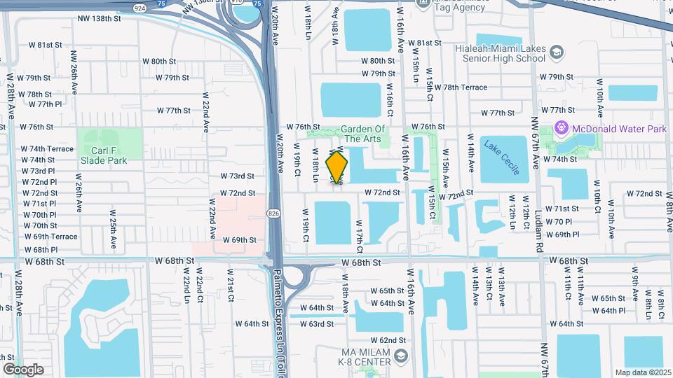 7210 W 18th Ave-Unit -n/a Map and Location Details