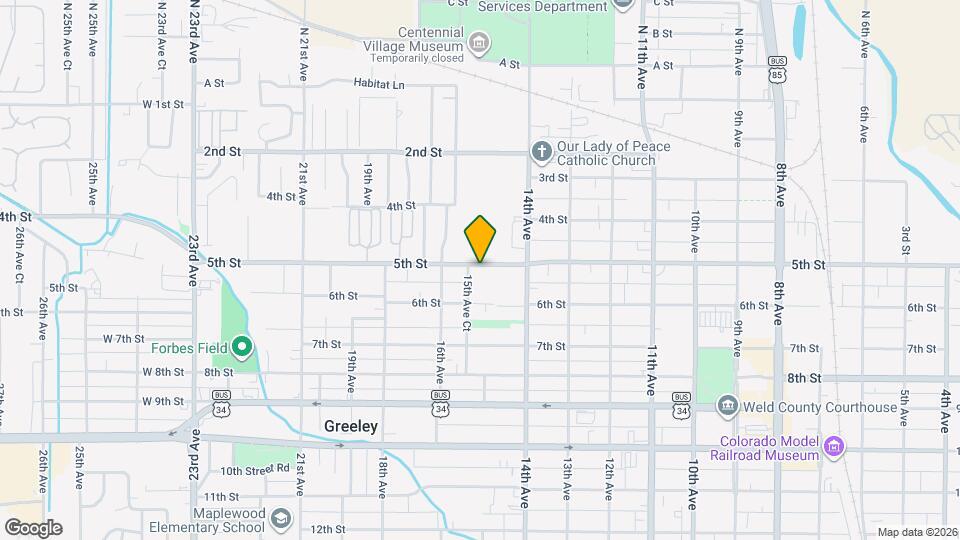 1436 5th St Map and Location Details