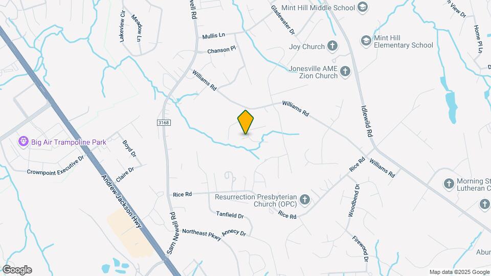 9212 Evans Creek Ct Map and Location Details