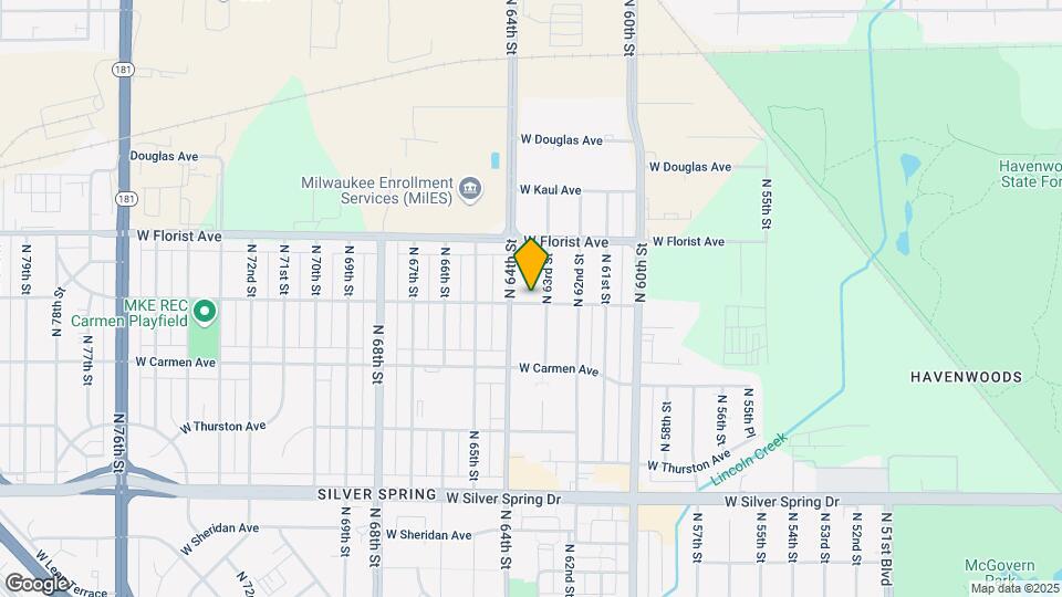 6310 W Bobolink Ave Map and Location Details