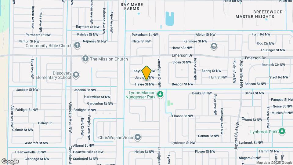 1343 Havre St NW Mapa y Detalles de la Ubicación