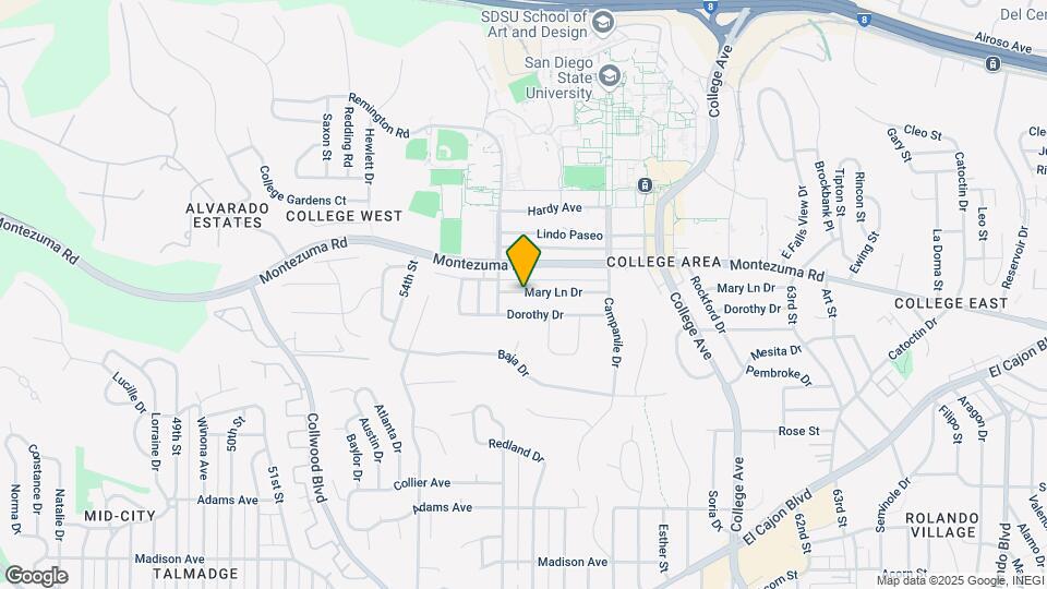 5547 Mary Lane Dr Mapa y Detalles de la Ubicación