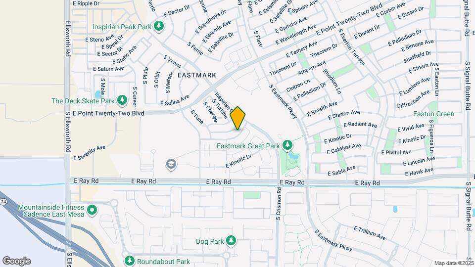 9856 E Palladium Dr, Unit 1 Map and Location Details