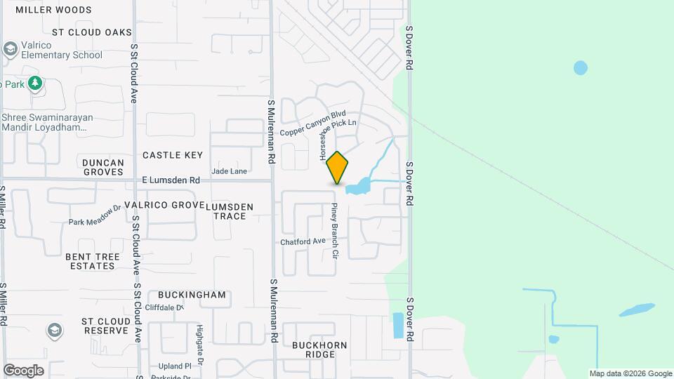 1263 Piney Branch Cir Map and Location Details