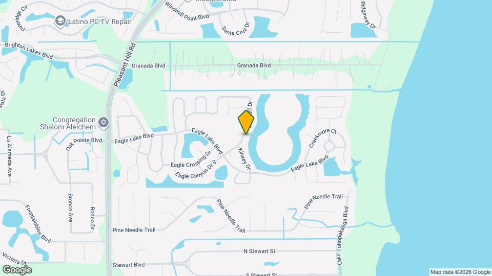 2708 Eagle Cliff Dr Mapa y Detalles de la Ubicación