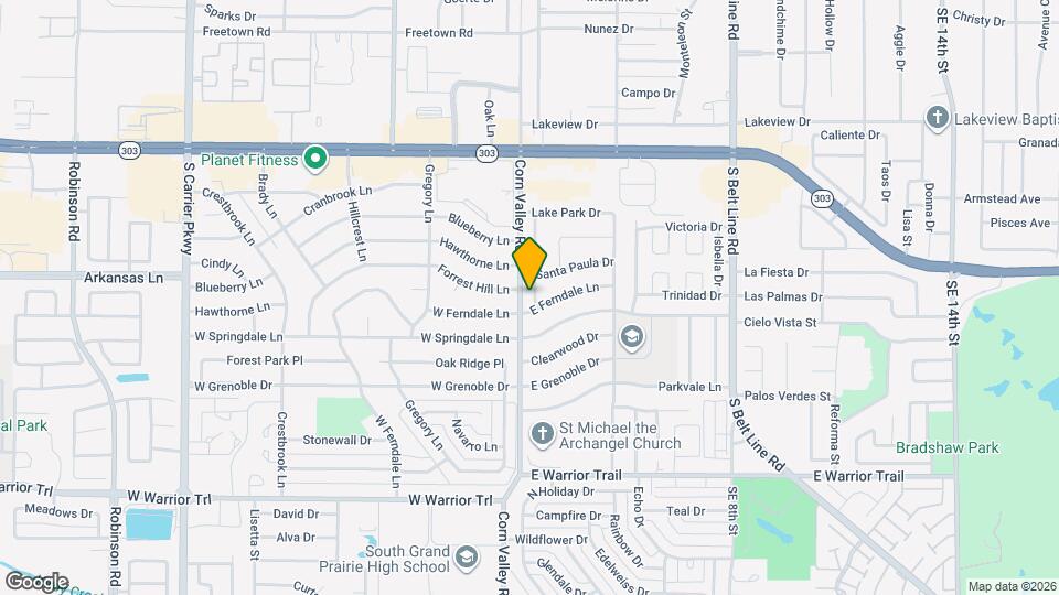 2706 Santa Anna Dr Map and Location Details