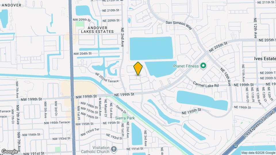 20033 NE 2nd Pl Map and Location Details