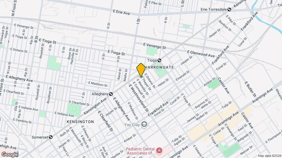 1812 E Thayer St Mapa y Detalles de la Ubicación