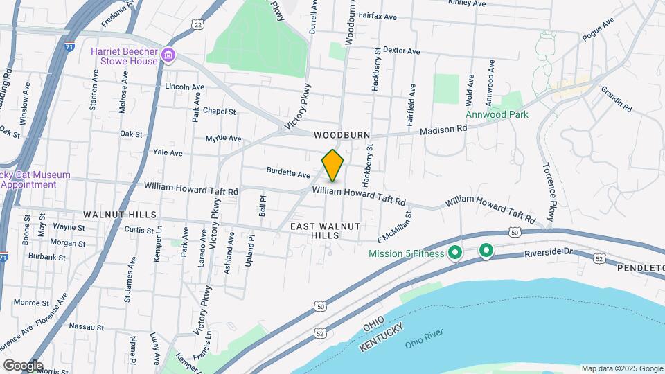 1530 William Howard Taft Rd Map and Location Details