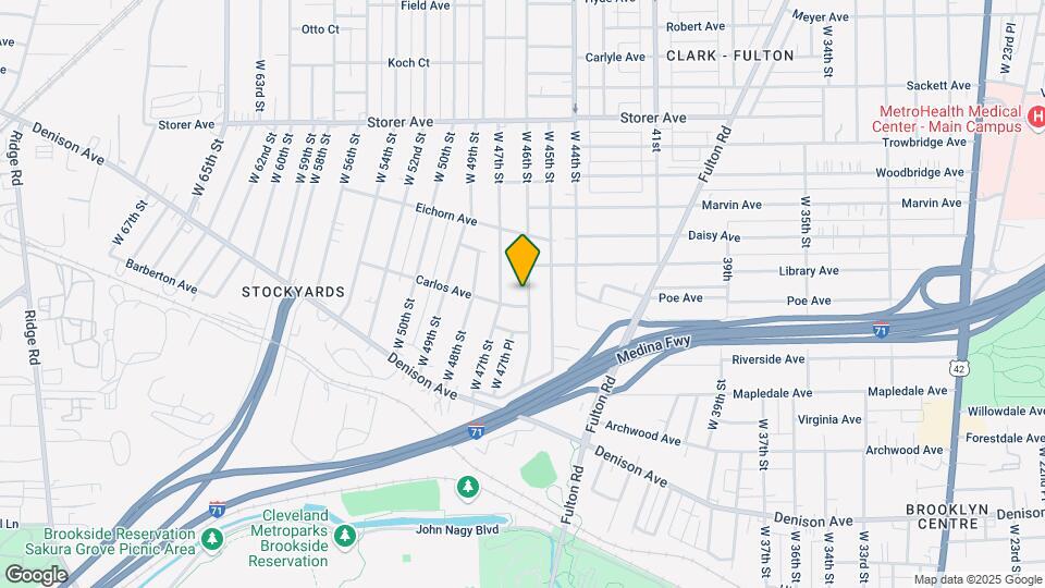 3558 W 46th St Map and Location Details