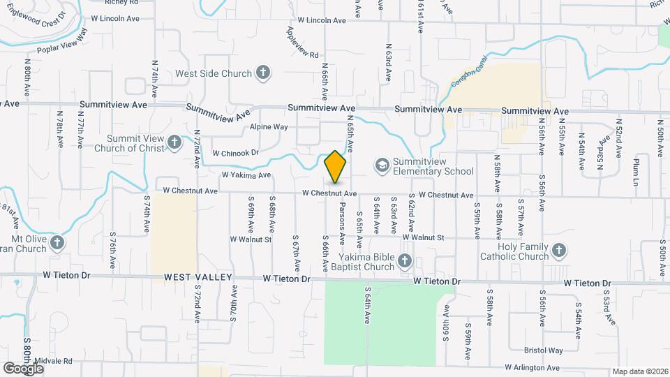 6513 W Chestnut Ave Map and Location Details