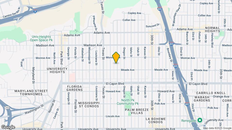 4434 Hamilton St Map and Location Details