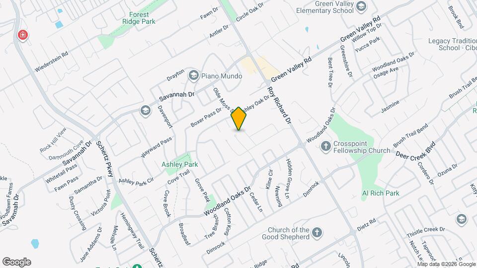 2832 Berry Trace Map and Location Details