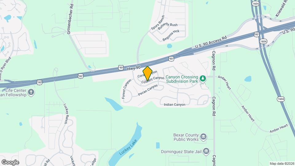 11454 Country Canyon Map and Location Details