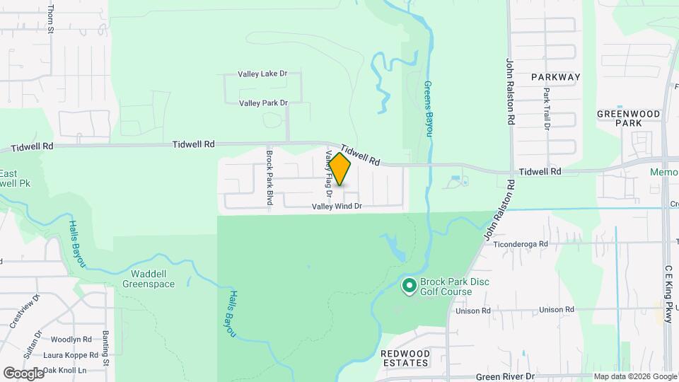 8619 Valley Meadow Dr Map and Location Details