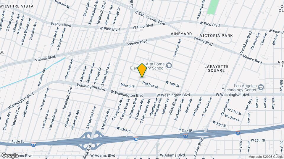 4723 Pickford St Mapa y Detalles de la Ubicación