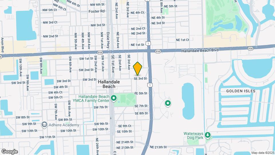 329 SE 3rd St, Unit 502S Map and Location Details
