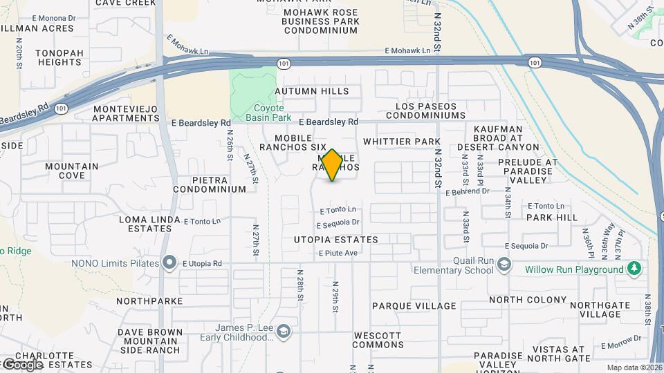 2923 E Marco Polo Rd Map and Location Details