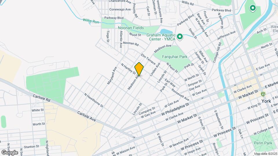 502 Madison Ave Map and Location Details