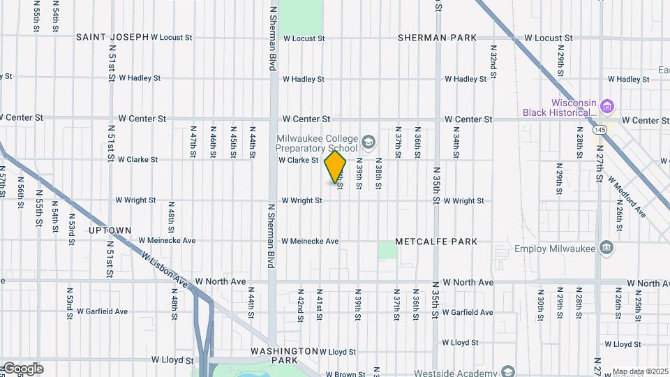 2523-2525 N 40th St Map and Location Details