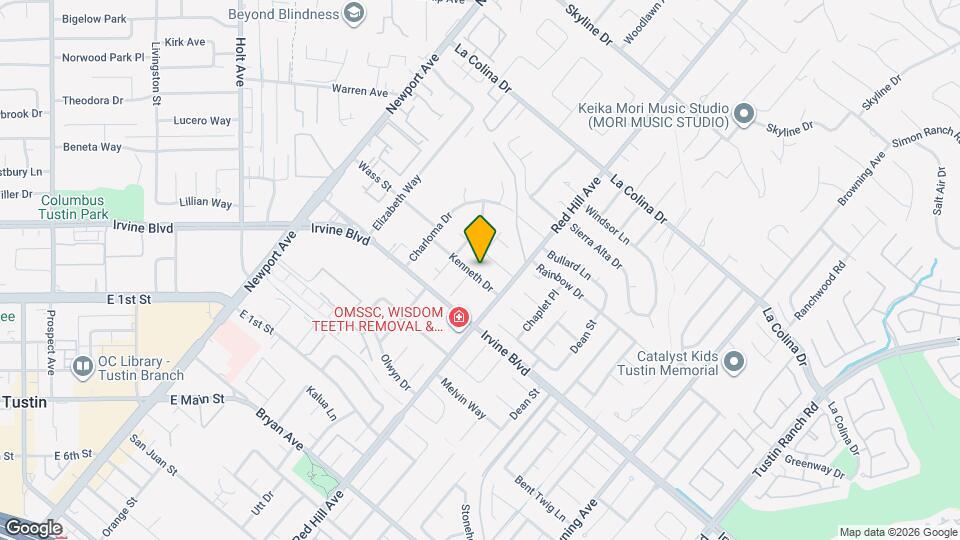 1401 Kenneth Dr Map and Location Details