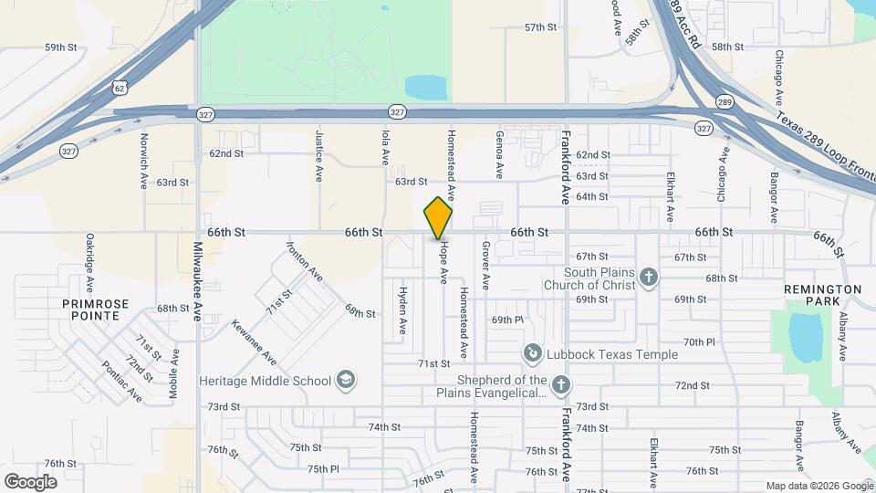 6606 Hope Ave Map and Location Details