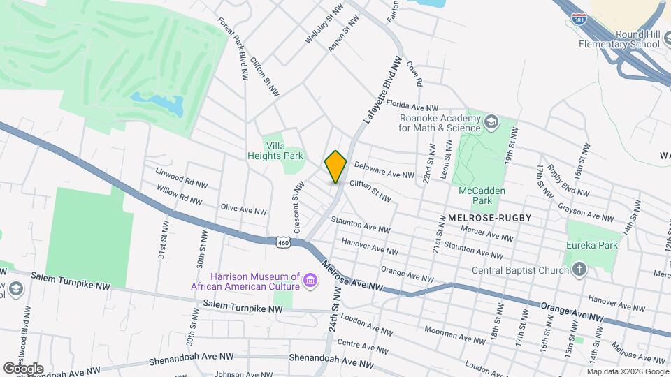 1114 Lafayette Blvd NW Map and Location Details