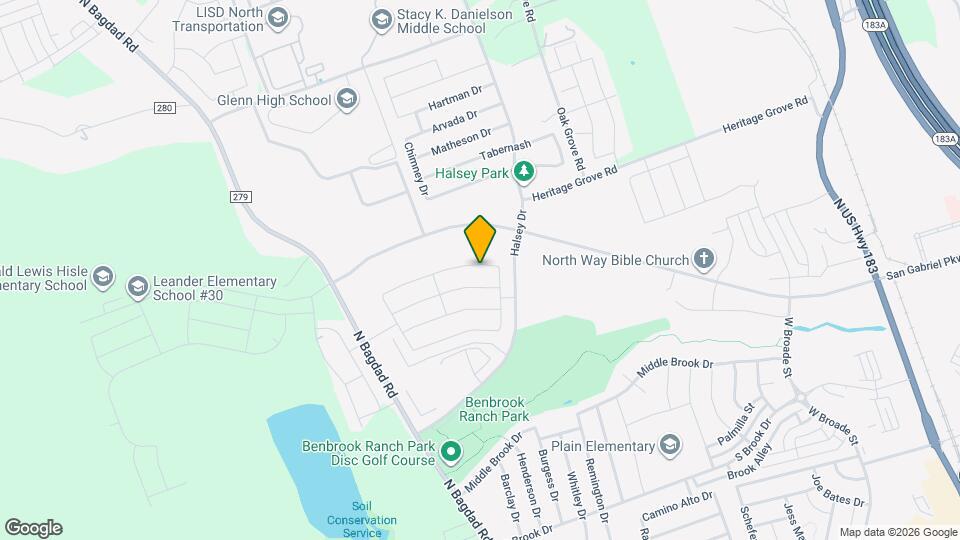 906 Washburn Dr Map and Location Details