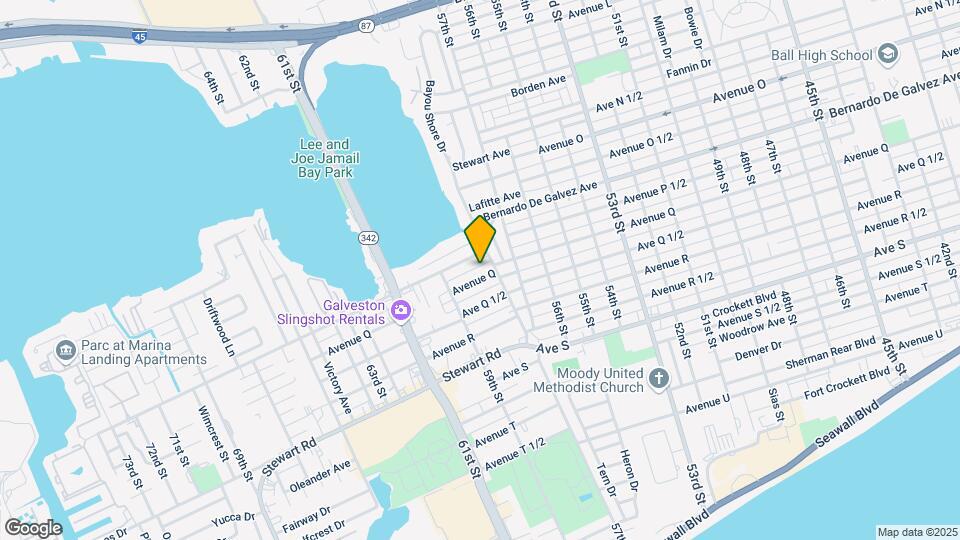 5710-5718 Avenue Q Mapa y Detalles de la Ubicación
