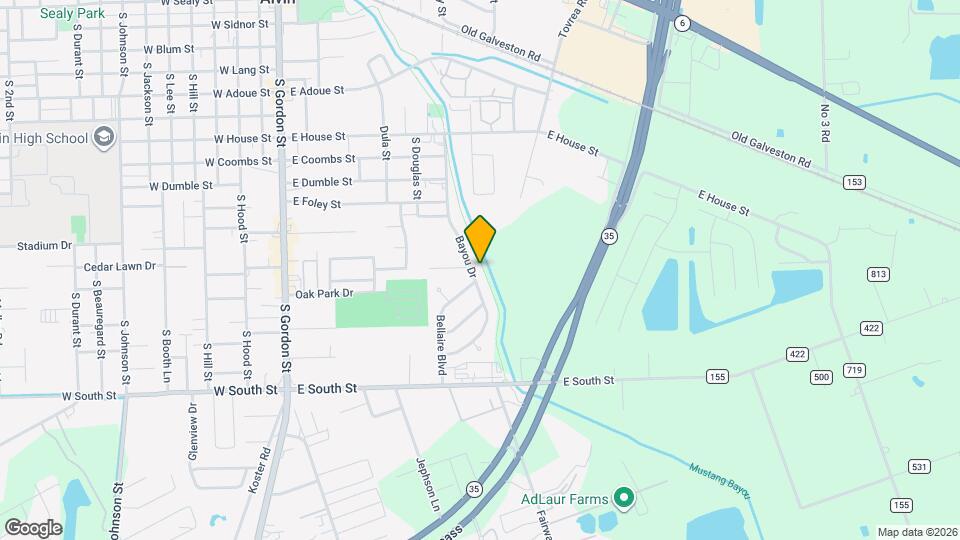1303 Bayou Dr, Unit M-14 Map and Location Details