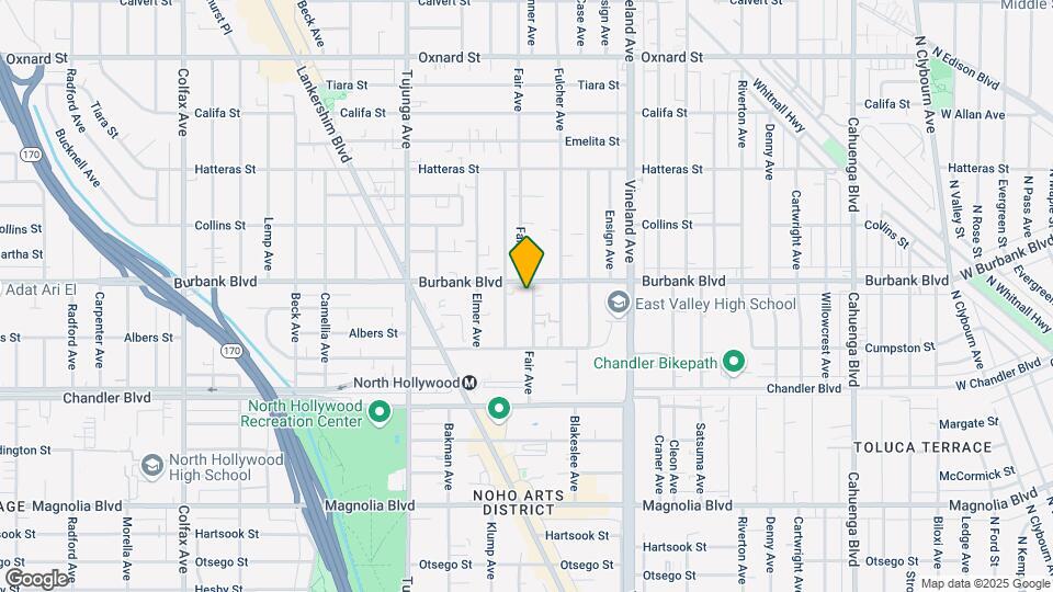 5561 Bonner Ave Mapa y Detalles de la Ubicación