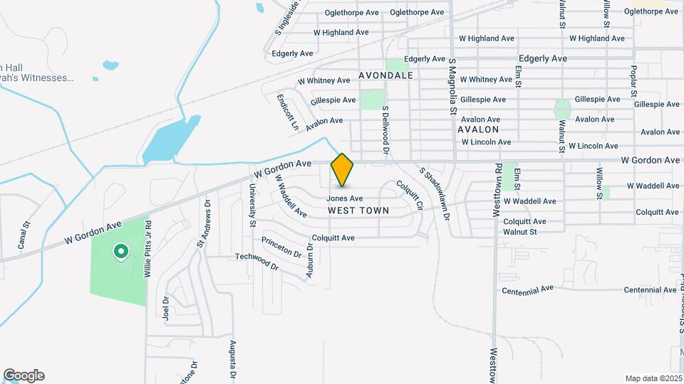 2017 Jones Ave Map and Location Details