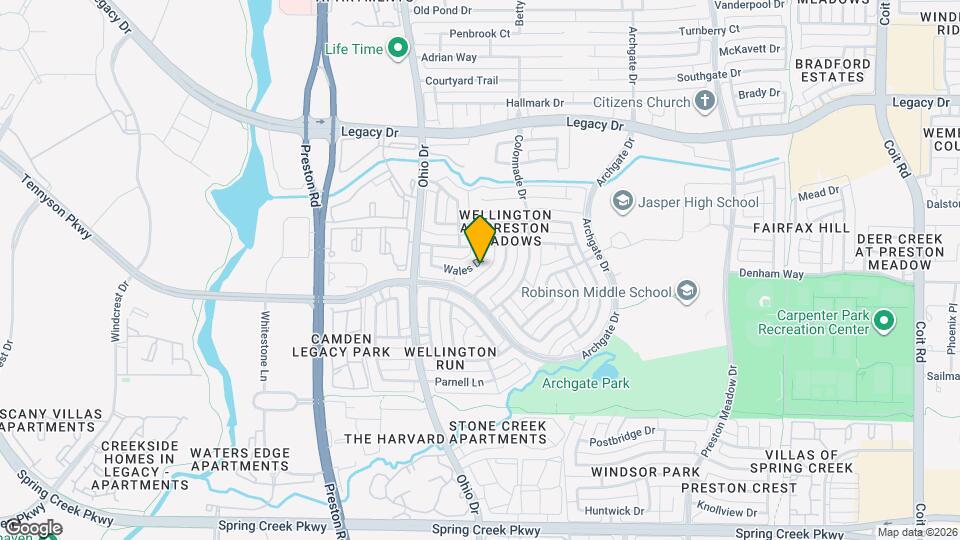 4640 Wales Dr Map and Location Details