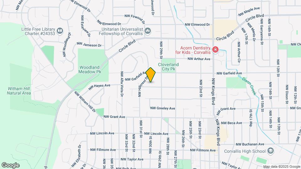 2931 NW Hayes Ave Map and Location Details
