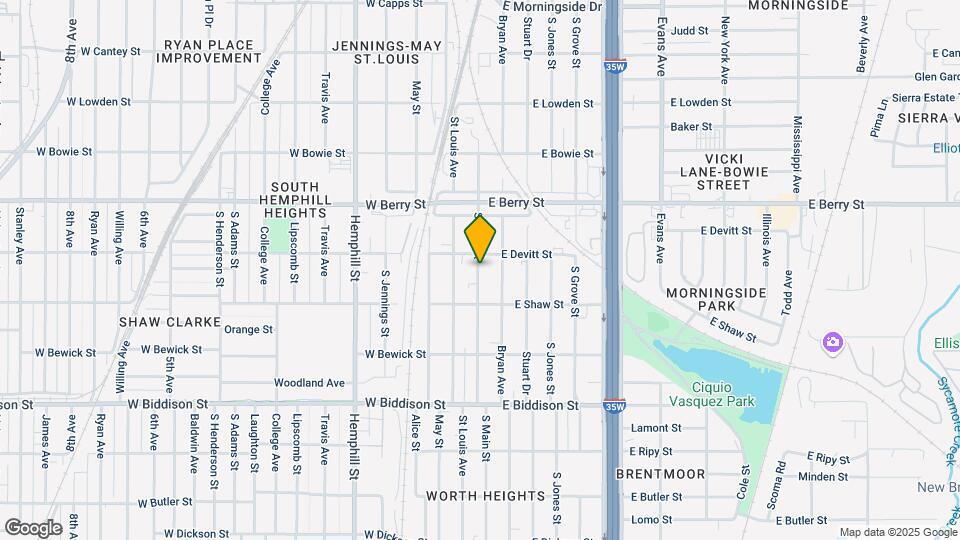 3229 S University Dr Map and Location Details